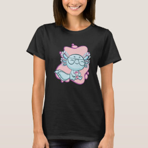 Camiseta Axolotl Strawberry Milk Ambystoma Mexicanino Walki