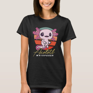 Camiseta Axolotl Whisperer mexicano Anfíbio Tiger Salamand