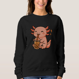 Camiseta Axolotl with Bubble Tea Kawaii Axolotl