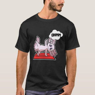 Camiseta Axolotl Yoga Possui ginástica esportiva Ohm pulsaç