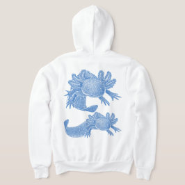 Camiseta Axolotl Zip Capuz - AZUL