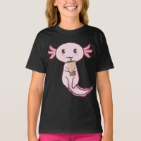 Axolots Lover Pet Animal Axolotl Bubble Tea Kawaii