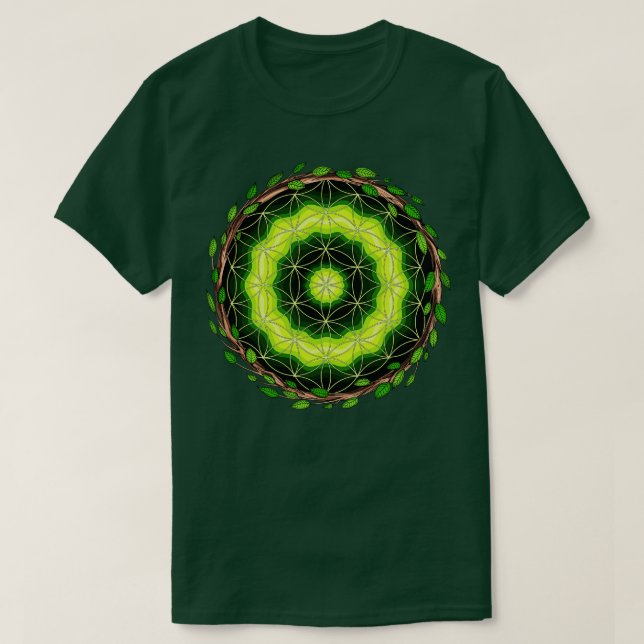 Camiseta Ayahuasca - Geometria Sagrada (Frente do Design)