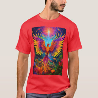 Camiseta Ayahuasca Phoenix: Uma jornada fluorescente ao Éde