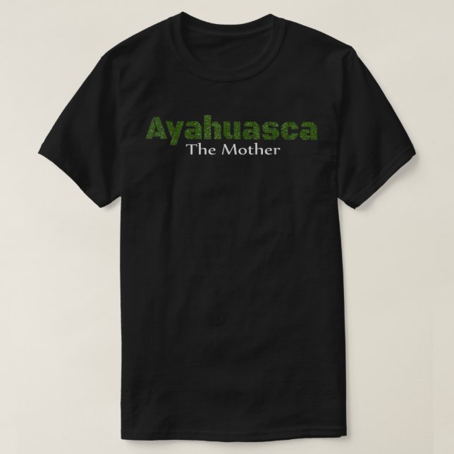 Camiseta Ayahuasca Psychedelic Shaman T (Frente do Design)