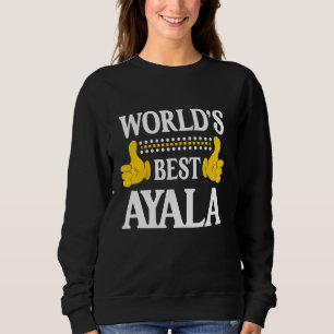 Camiseta Ayala Surname Funny Team Family World's
