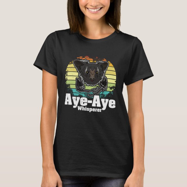 Camiseta Aye Aye Primates Lemurs Madagascar  12 (Frente)