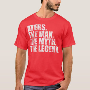 Camiseta Ayers Ayers Ayers sobrenome Ayers Surna