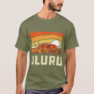 Camiseta Ayers Rock Uluru Austrália Landmark Vintage 80s