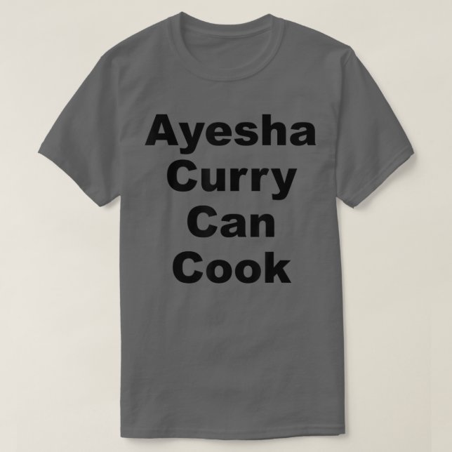 Camiseta Ayesha Curry Can Cook (Frente do Design)