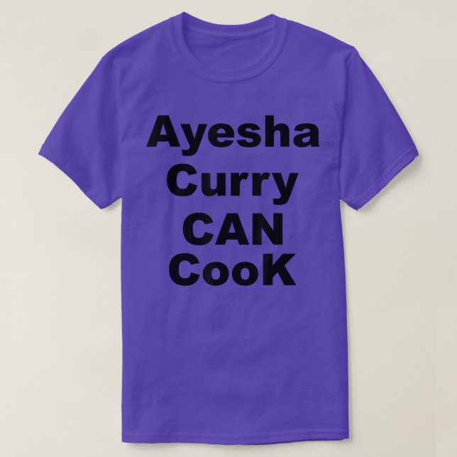 Camiseta Ayesha Curry Pode Cozinhar  (Frente do Design)