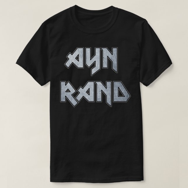 Camiseta Ayn Rand 2 (Frente do Design)