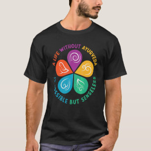 Camiseta Ayurvedic Doshas Vata Kapha Pitta Uma Vida Sem Um