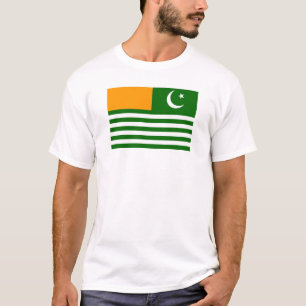 Camiseta Azad Kashmir - símbolo do Estado de bandeira Paqui