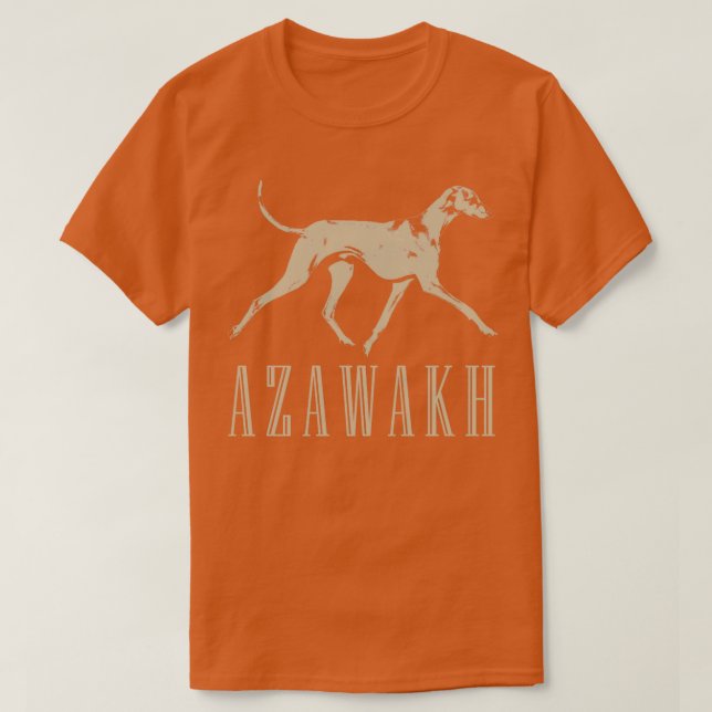 Camiseta Azawakh Sighthound 2 (Frente do Design)