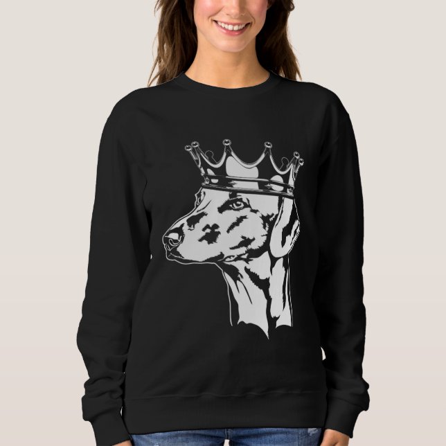 Camiseta Azawakh with crown dog greyhound mom (Frente)