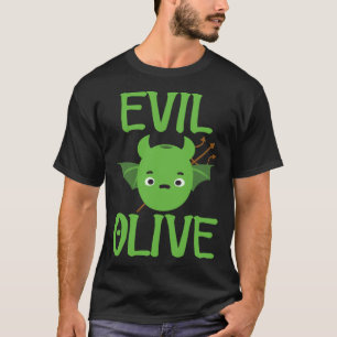 Camiseta Azeite Pun Vegan Azeitona Má Azeitona do Diabo