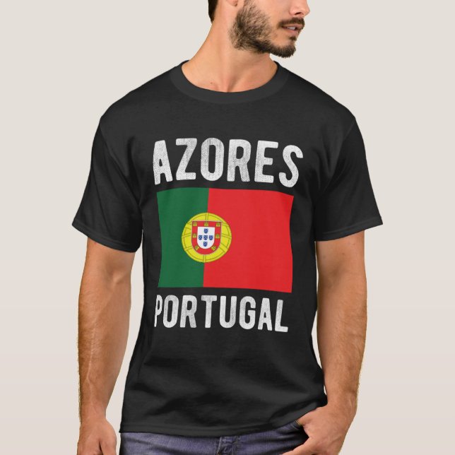 Camiseta Azores Portugal Portuguese Souvenir Tourist (Frente)