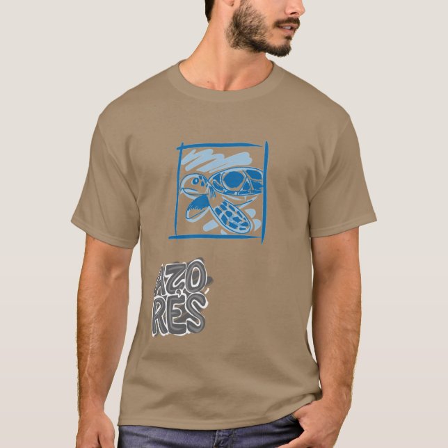 Camiseta Azores Turtle (Frente)