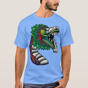 Camiseta Aztec, antigo Ancião Quetzalcoatl, Serpente Maio