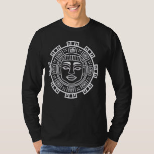 Camiseta Aztec Calendário Mayan Indígenas Mexicano Aztec Ja