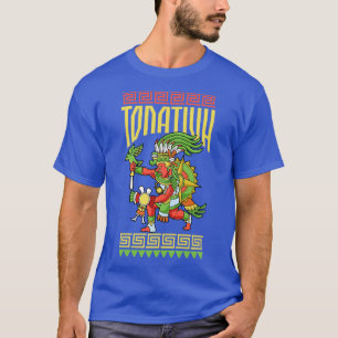 Camiseta Aztec Deus do Sol Tonatiuh