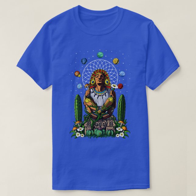 Camiseta Aztec Deus Xochipilli (Frente do Design)