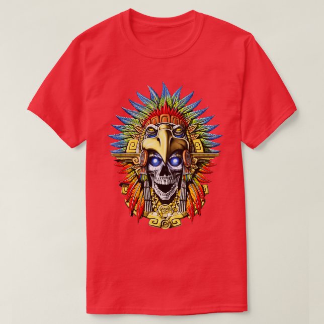 Camiseta Aztec Eagle Warrior 1 (Frente do Design)