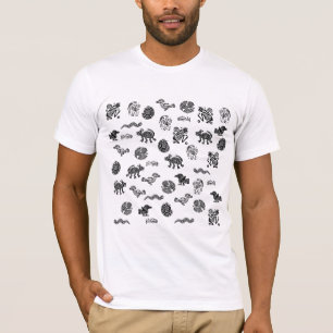 Camiseta Aztec figures of animals