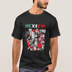 Camiseta Aztec Guerreiro Mayan Indígenas Mexicano Aztec Jag