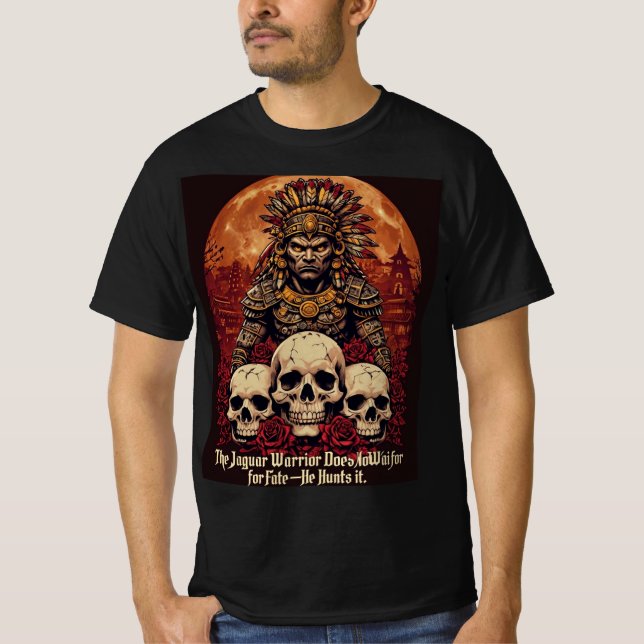 Camiseta Aztec Jaguar Warrior (Frente)