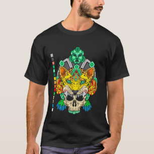 Camiseta Aztec Jaguar Warrior Asttec Cultura Mayan Indigeno
