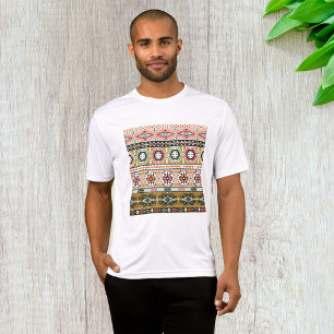 Camiseta Aztec Pattern Mens Ativo