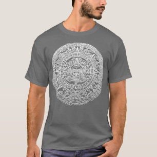 Camiseta Aztec protetor solar Calendário Cultura mesoameric