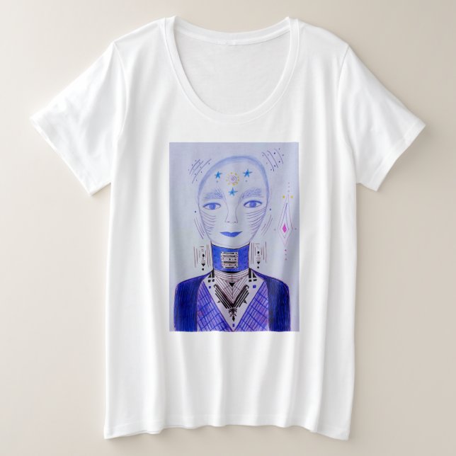 Camiseta Azul (Frente do Design)
