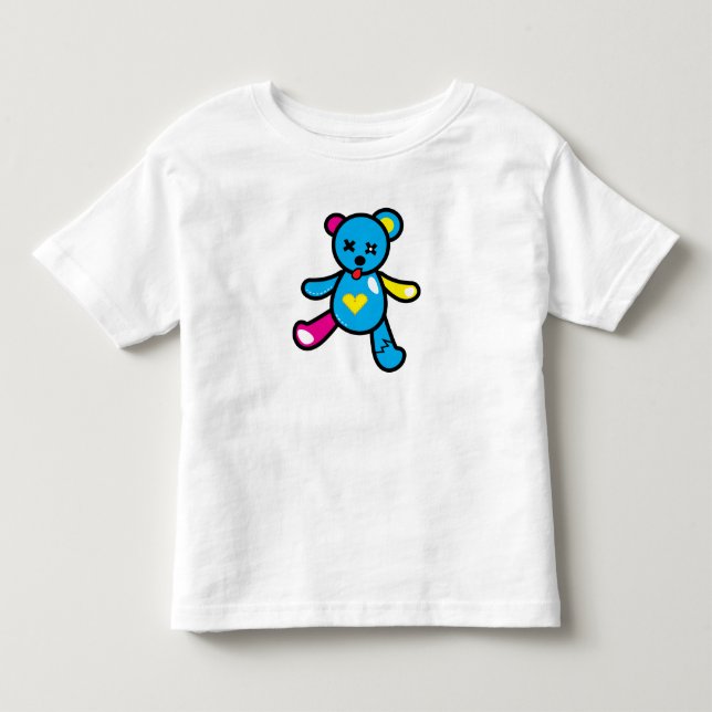 Camiseta Azul Amigo do Urso (Frente)