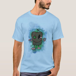 Camiseta Azul Apple Zombie