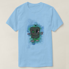 Camiseta Azul Apple Zombie