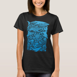 Camiseta Azul Aquático 2