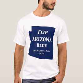 Camiseta Azul Arizona sacudir em 2024
