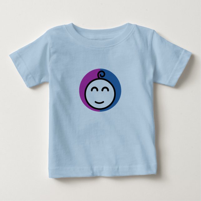 Camiseta Azul Baby (0-24M) (Frente)