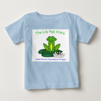 Camiseta Azul Bebê com Sapo na Folha de Nenúfar Br