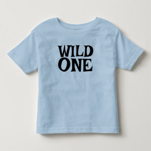 CAMISETA AZUL BEBÊ WILD ONE 1º ANIVERSÁRIO
