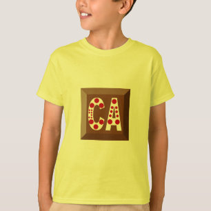 Camiseta azul camiseta-azul CANADA CHOCOLATE CANDI