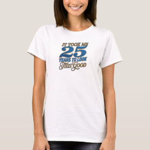 Camiseta Azul Caprichoso LEVOU 25 ANOS BOM Design de Arte 2