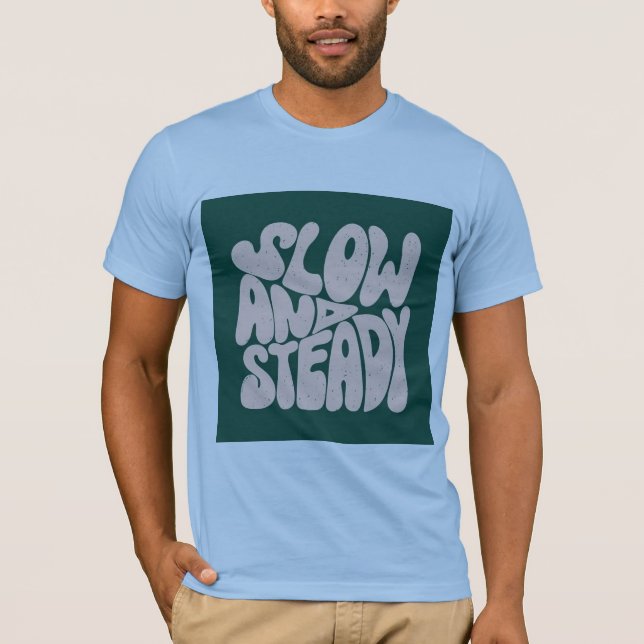 Camiseta azul-celeste 👕 mangas curtas (Frente)