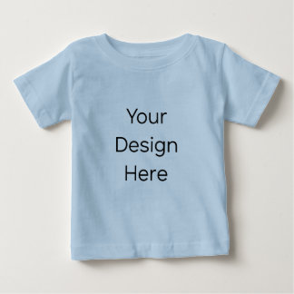 Camiseta Azul Claro para Bebê