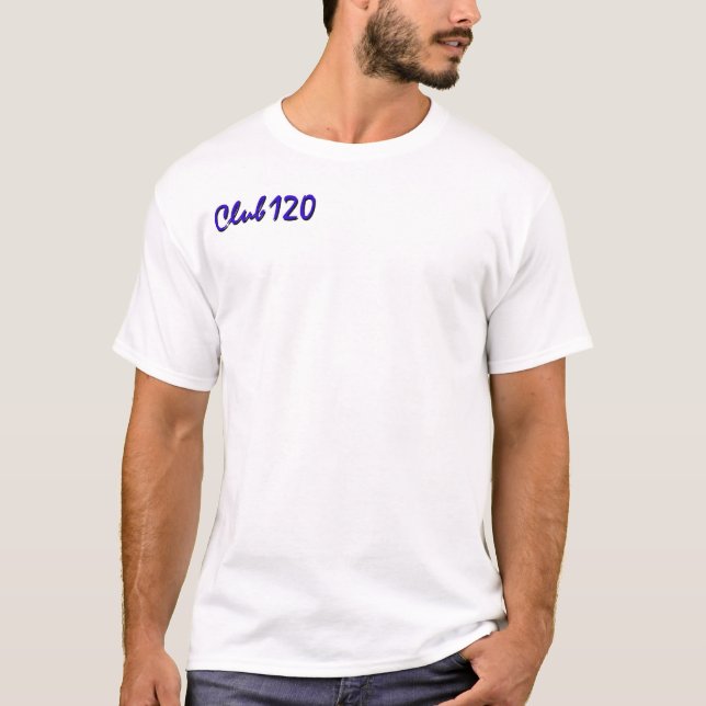 Camiseta Azul Club120 (Frente)