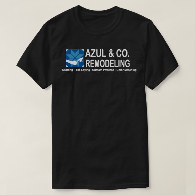 Camiseta Azul Co Remodeling (Frente do Design)