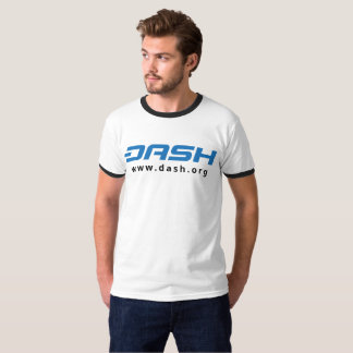 Camiseta Azul da campainha dos homens do TRAÇO